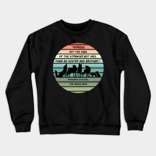 The Jungle Book Quote Crewneck Sweatshirt